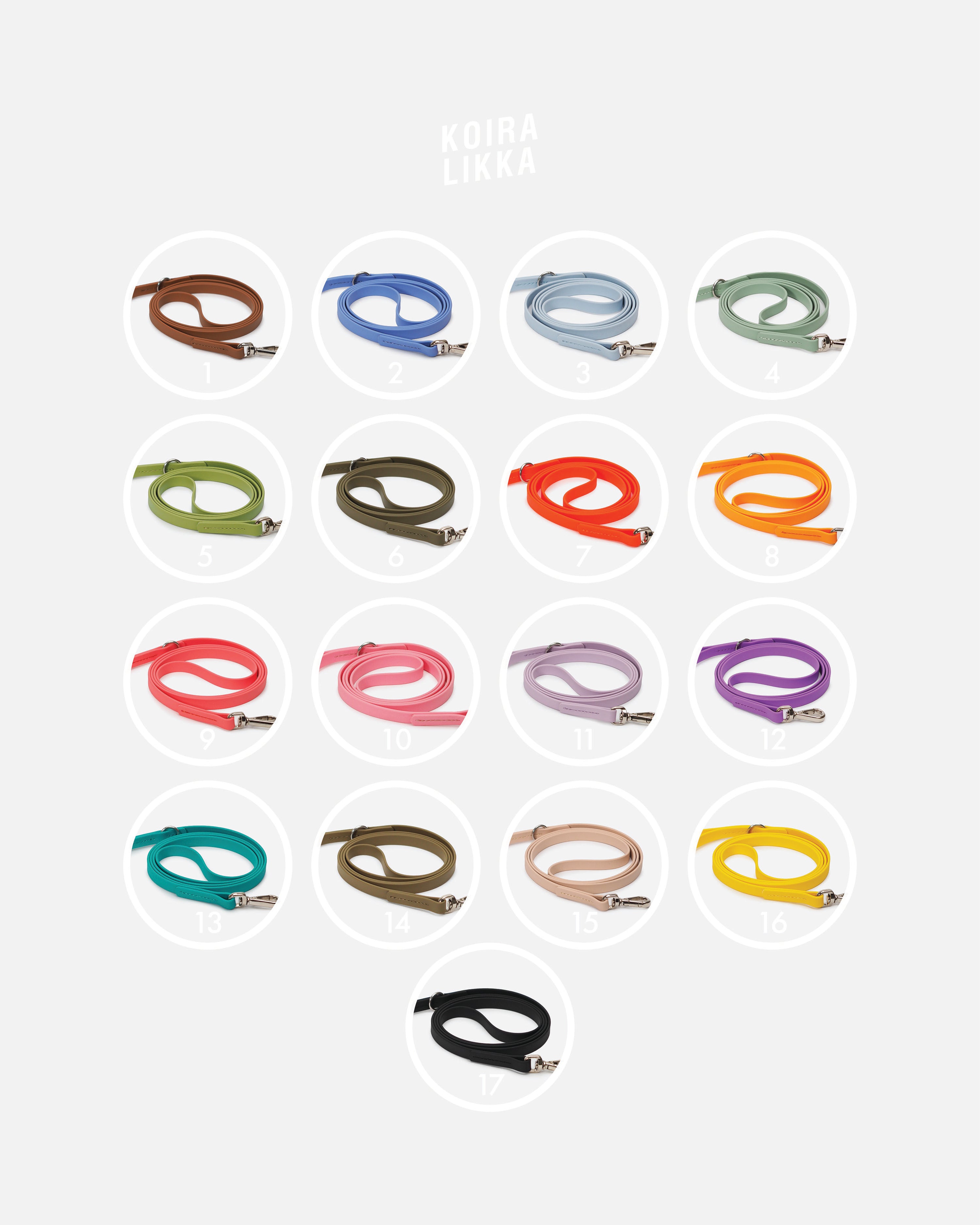 Biothane-perushihna 19mm, kaksi lukkoa