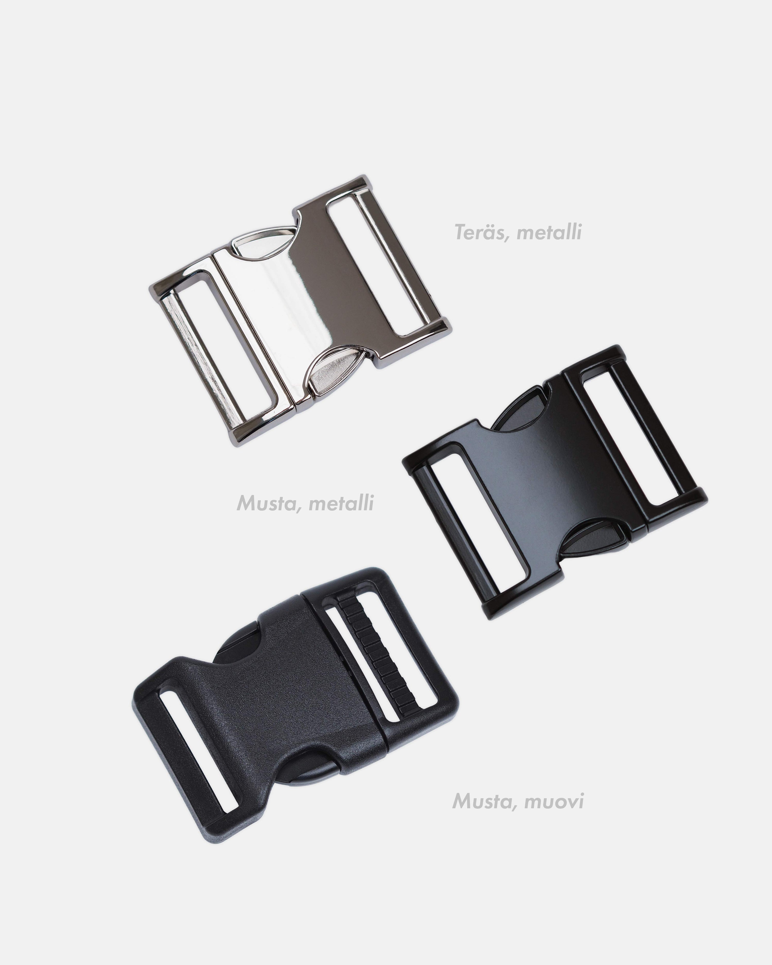 38 mm Biothane-kaulapanta pistolukolla