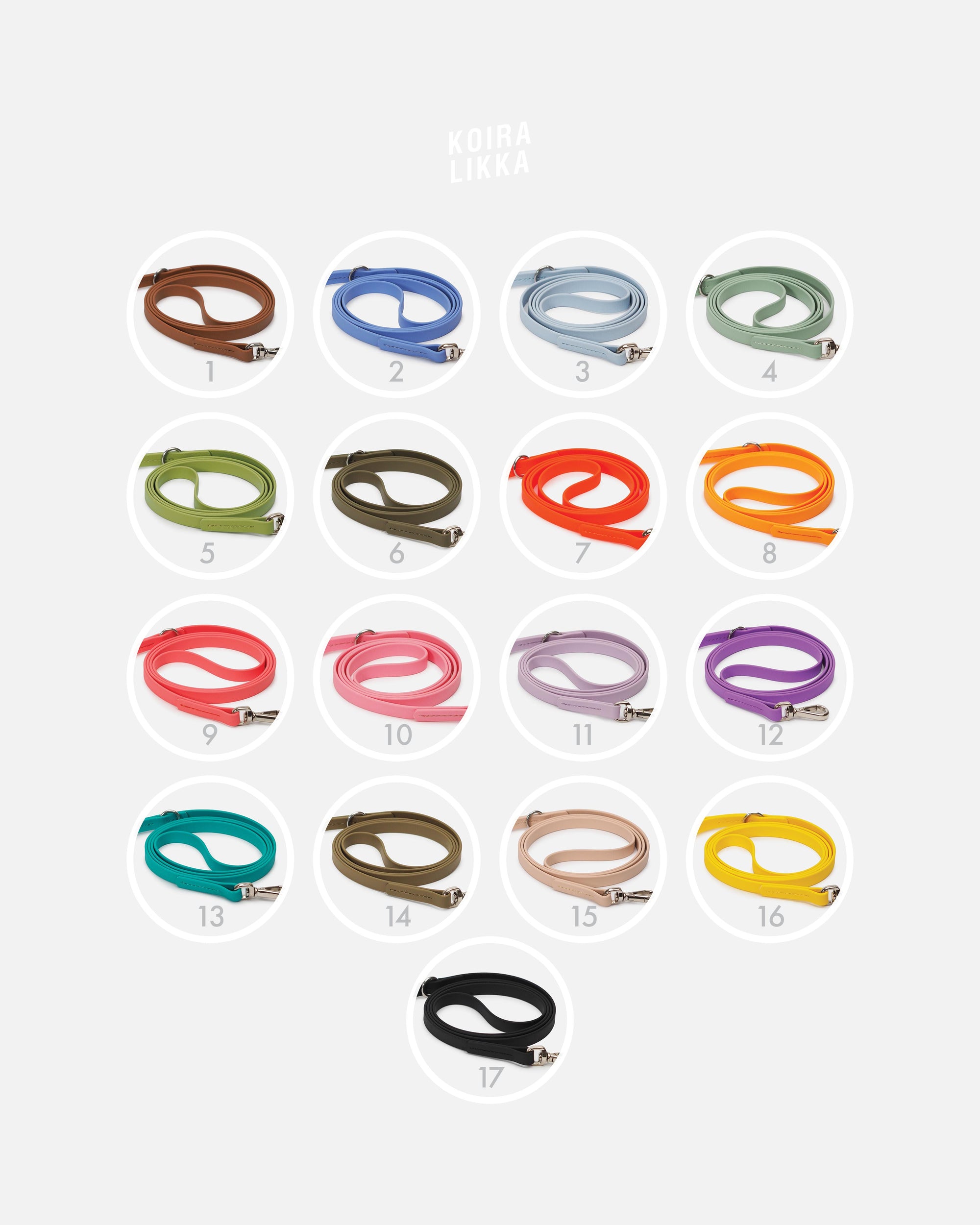 38 mm Biothane-kaulapanta pistolukolla